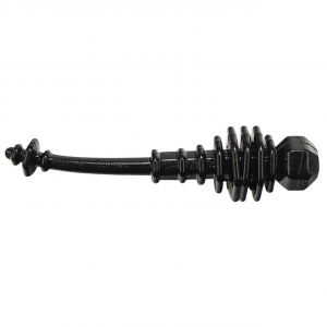 Image of Lunkerhunt Hive Micro Wiggler | Black; 1 1/2 in.