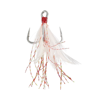 MUSTAD AlphaPoint In-Line Triple Grip Feathered Hook