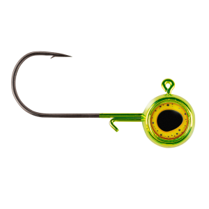 Image of Northland Deep-Vee Jig | Metallic Chartreuse; 1/8 oz.