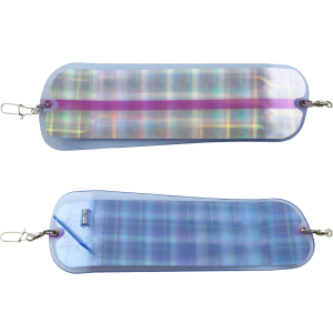 Image of Pro-Troll ProChip Fin Flasher | UV Plaid/Purple Stripe; 11 in.