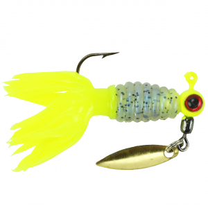 Image of Mr. Crappie Sausage Head Spins Pre-Rigged Crappie Thunder | Monkey Shine; 1/16 oz.