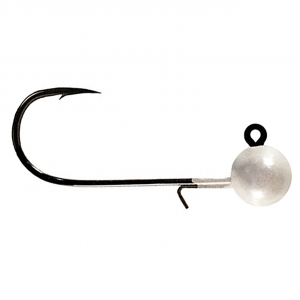 Image of Hawken AeroJig Jig Head with Wire Keeper | Pearl White; 1/4 oz.