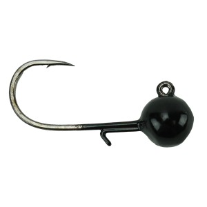 Image of Hawken AeroJig Jig Head with Wire Keeper | Black; 1/4 oz.