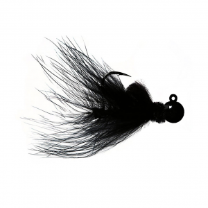 Image of Hawken Marabou Series AeroJig | Black; 1/32 oz.