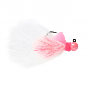 Image of Hawken Marabou Series AeroJig | Pearl Pink-Cerise-Pink-White; 1/32 oz.