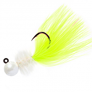 Image of Hawken Woolly Bugger Jig | Pearl Hd-Chartreuse; 1/32 oz.