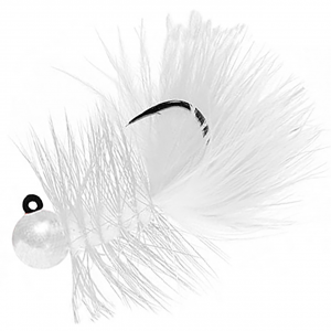 Image of Hawken Woolly Bugger Jig | Pearl Hd-White; 1/32 oz.