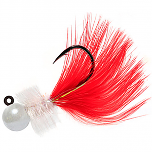 Image of Hawken Woolly Bugger Jig | Pearl Hd-Red; 1/16 oz.