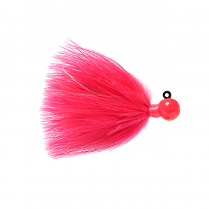 Image of Hawken Fire Flies Marabou Flash Jig | Cerise-Red Glow; 1/4 oz.