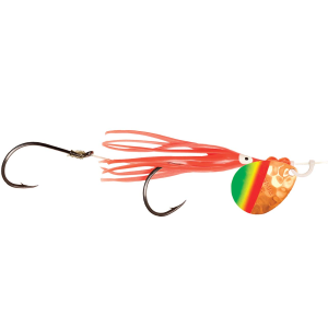 Image of Hawken Simon Soft Hoochie Spinner | Copper Mexican Hat-Flame Hoochie
