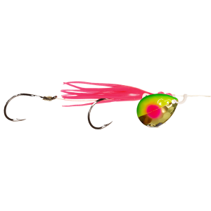 Image of Hawken Simon Soft Hoochie Spinner | Bloodshot Pink