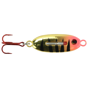 Image of Fish Daddy Micro LED Spoon | Glow Red Perch; 1/4 oz.