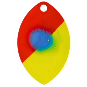Image of Hawken Simon Cascade Spinner Blade | Flamin Banana; 3 1/2 in.