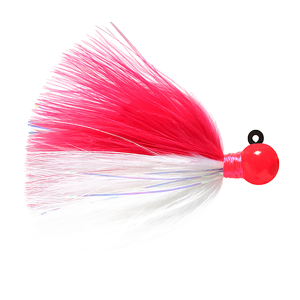 Image of Hawken Sy's UV Marabou Jig | Pink Hd-Pink-White; 1/8 oz.