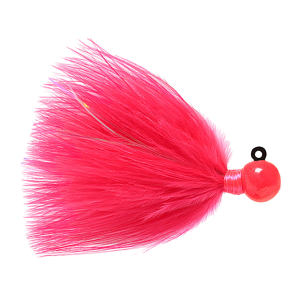 Image of Hawken Sy's UV Marabou Jig | Cerise Hd-Cerise; 1/4 oz.