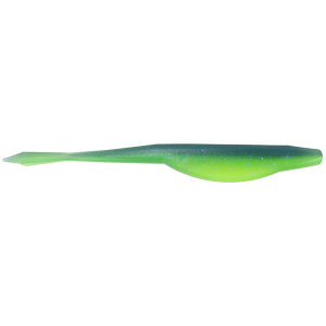 Image of Yamamoto D-Shad | Chartreuse/Electric Blue Laminate; 5 in.