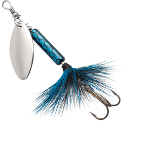 Image of Blue Fox Whip Tail Deep Runner Spinner | Black Blue; 1/16 oz.