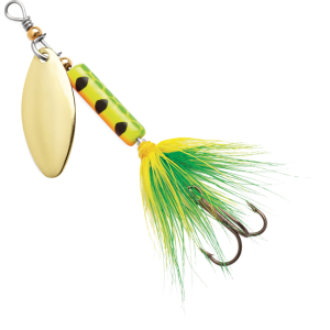 Image of Blue Fox Whip Tail Deep Runner Spinner | Firetiger; 1/4 oz.