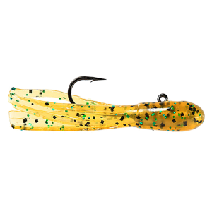 Image of Hawken Trout Trap Jig | Oil Green Metal Flake; 1/32 oz.