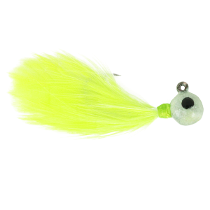 Image of Hawken AeroJig ZipZip Jigs | Glow White/Chartreuse; 1/16 oz.