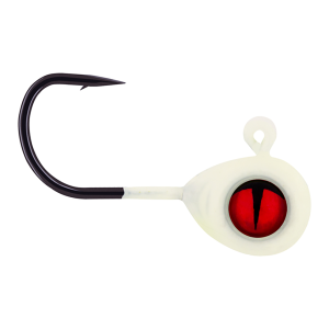 Image of Northland Tungsten Crappie King Jig | Super-Glo White; 1/8 oz.