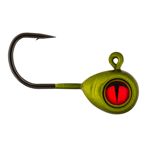 Image of Northland Tungsten Crappie King Jig | Olive; 1/8 oz.