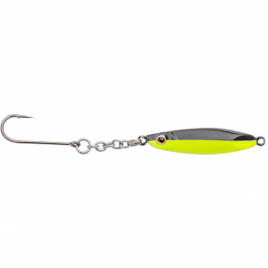 Image of Mr. Crappie Chick'n Chain | Tuxedo Black Chartreuse; 1/4 oz.