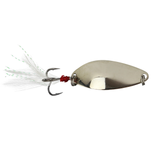 Image of Mr. Crappie Jack Knife Spoon | Chrome; 1 1/2 in.
