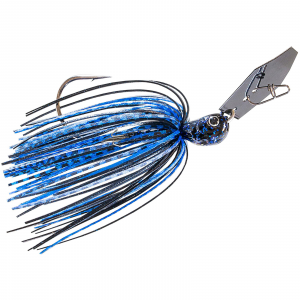 Image of Z-Man ChatterBait JackHammer | Black/Blue; 3/4 oz.