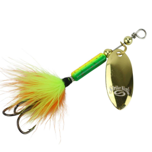 Image of Strike King Bitsy Spinner | Bleeding Firetiger; 1/4 oz.
