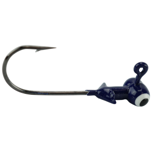 Image of Strike King Mr. Crappie Sausage Head Jig Heads | Deep Blue; 1/8 oz.