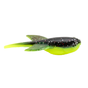 Image of Mr. Crappie Sugar Glider | Tuxedo Black Chartreuse; 1 1/2 in.