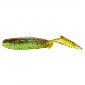 Image of Keitech Glide Camaron | Green Pumpkin Chartreuse