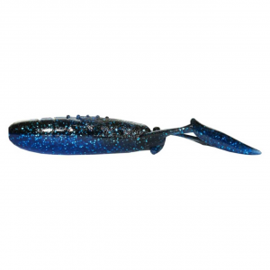 Image of Keitech Glide Camaron | Black Blue Flake