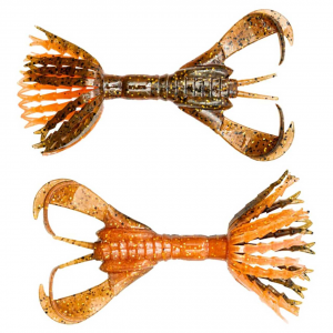 Image of Keitech Hyper Spider | Green Pumpkin Orange Gold