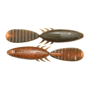 Image of Keitech Paddlin' Beaver | Green Pumpkin Fire