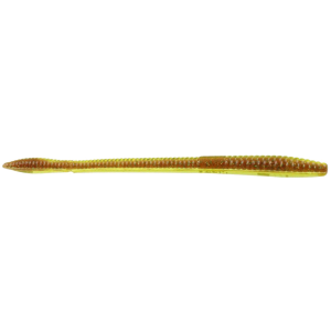 Image of Zoom Trick Worm | Yellow Pumpkin Core; 6.5 in.