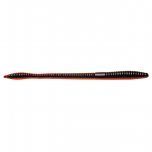 Image of Zoom Trick Worm | Red Black Core; 6.5 in.