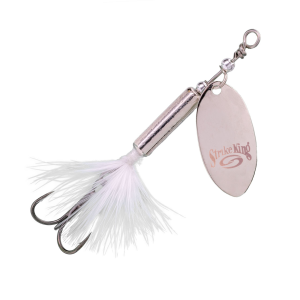 Image of Strike King Bitsy Spinner | Carolina Chrome; 3/8 oz.