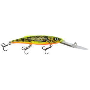 Image of Salmo Freediver Crankbait | Gold Fluorescent Perch; 4 3/4 in.