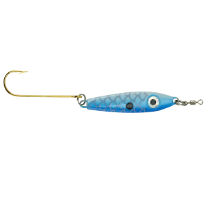 Image of Bink's Minnow Spoon | White-Blue Back; 1/4 oz.