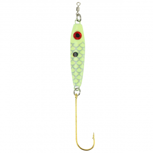 Image of Bink's Minnow Spoon | Yellow Glow; 1/4 oz.