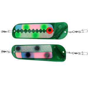 Image of Dreamweaver Flip Fin Paddles | Songin's Green Bam; 8 in.