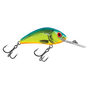 Image of Salmo Floating Hornet Crankbait | Chartreuse Blue; 1 5/8 in.
