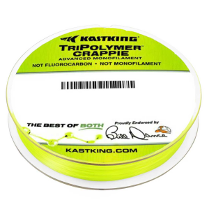 Image of KastKing TriPolymer Crappie Monofilament | Crappie Sunrise Yellow; 300 yds.; 8 lb.