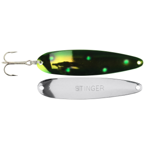 Image of Michigan Stinger Stingray Spoon | Nuclear Green; 4 1/4 in.