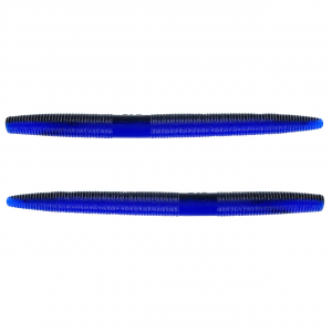 Image of Yamamoto Original Senko Worms | Black/Blue Laminate; 4 in.