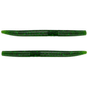 Image of Yamamoto Original Senko Worms | Fading Watermeon w/Large Green/Black Flake; 5 in.