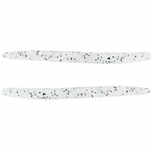 Image of Yamamoto Original Senko Worms | Clear w/ Large Black Flake; 5 in.