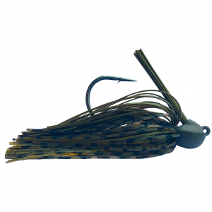 Image of Beast Coast Hand-Tied Tungsten Lil' Magnum Compact Flipping Jig | Dark Green Pumpkin; 3/8 oz.